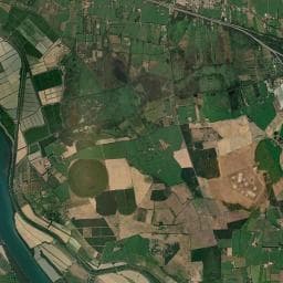 Vue aérienne des environs de Camping Le gardian