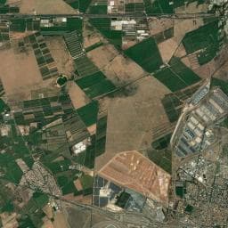 Vue aérienne des environs de Aire du Merle Sud