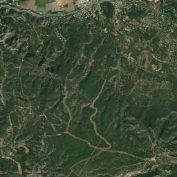 Vue aérienne des environs de Jas de Ligourès