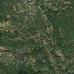 Vue aérienne des environs de Camping La Verdiere