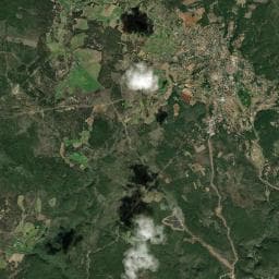 Vue aérienne des environs de Camping International