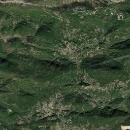 Vue aérienne des environs de Borie double