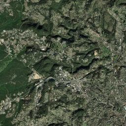 Vue aérienne des environs de Aire de camping-car à Vallauris (2)