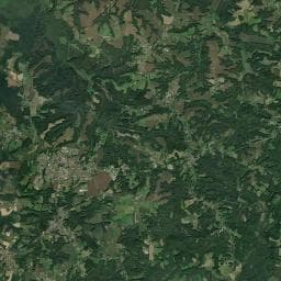 Vue aérienne des environs de Camping Le Ruisseau