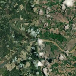 Vue aérienne des environs de Péage de Sames
