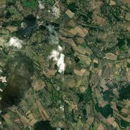 Vue aérienne des environs de Zone à défendre La Cal'Arbre