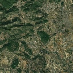 Vue aérienne des environs de CAMPING LES CLAIRETTES