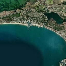 Vue aérienne des environs de Maïana