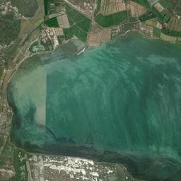 Vue aérienne des environs de Parking nuit — Saintes-Maries-de-la-Mer