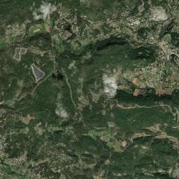Vue aérienne des environs de Le Relais de la Bresque