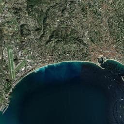 Vue aérienne des environs de Le Ranch