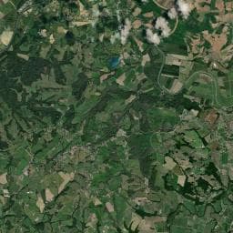 Vue aérienne des environs de Aire de camping-car à Guiche
