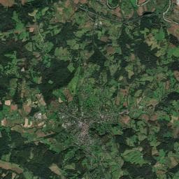 Vue aérienne des environs de Camping Esperbasque