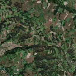 Vue aérienne des environs de Camping l'Orée du Bois by Noricamp