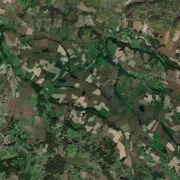 Vue aérienne des environs de Fontaine de Castillon