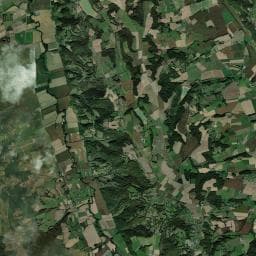Vue aérienne des environs de Camping du Moulin de Bellegarde