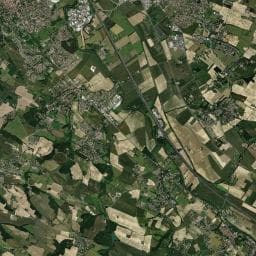 Vue aérienne des environs de Les Violettes