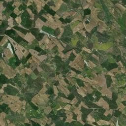 Vue aérienne des environs de Camping de la Ferme de Tuillié
