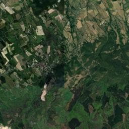 Vue aérienne des environs de Camping municipal