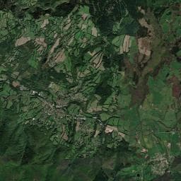 Vue aérienne des environs de Lestap