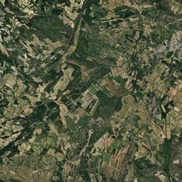 Vue aérienne des environs de CAMPING BOREPO