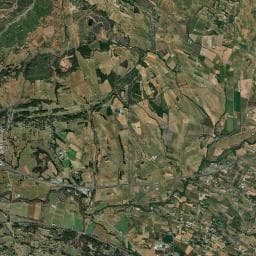 Vue aérienne des environs de Borne Flot Bleu