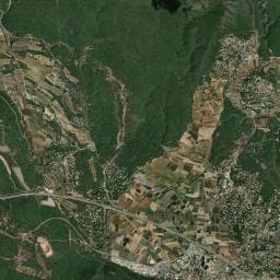 Vue aérienne des environs de Aire de Barcelone