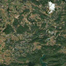 Vue aérienne des environs de Les Fouguières