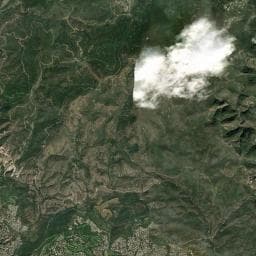 Vue aérienne des environs de Esterel