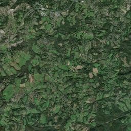 Vue aérienne des environs de Prairie