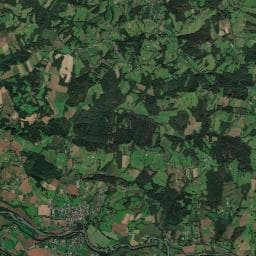 Vue aérienne des environs de Camping du Gave