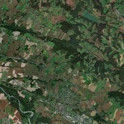 Vue aérienne des environs de Aire de camping-car à Lacq