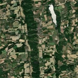 Vue aérienne des environs de Aire de camping-car à Bazugues