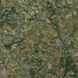 Vue aérienne des environs de Domaine de la Chartreusette