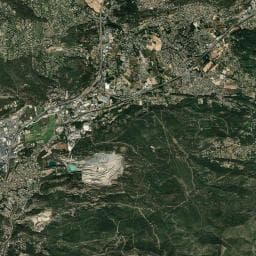 Vue aérienne des environs de Les Collines de la Malle