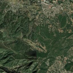 Vue aérienne des environs de Camping le Devançon