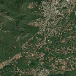 Vue aérienne des environs de Camping le Provençal
