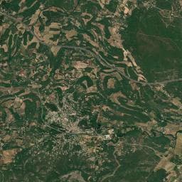 Vue aérienne des environs de Aire de repos à Rougiers