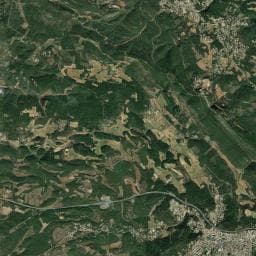 Vue aérienne des environs de Aire de camping-car à Cabasse (2)