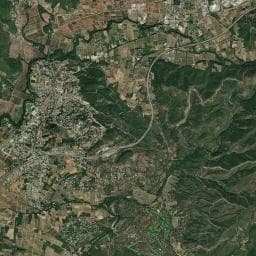 Vue aérienne des environs de L’Eau Vive