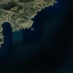 Vue aérienne des environs de Azur Rivage
