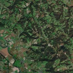 Vue aérienne des environs de Fontaine de Lanéga