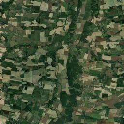 Vue aérienne des environs de CAMPING AUX PETITS LARDONS