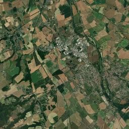 Vue aérienne des environs de AIRE DE SERVICE D'AUTERIVE