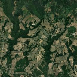 Vue aérienne des environs de Camping La Porte d'Autan