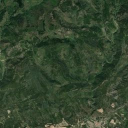 Vue aérienne des environs de Cabane de Dourgales