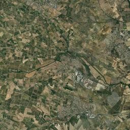 Vue aérienne des environs de AIRE DE CAMPING CAR