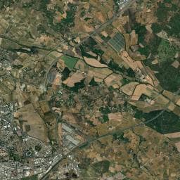 Vue aérienne des environs de Camping de Clairac