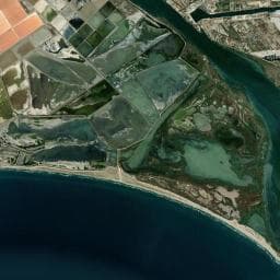 Vue aérienne des environs de Aire de Port-Saint-Louis-du-Rhône