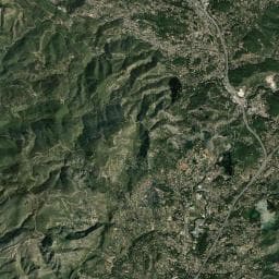 Vue aérienne des environs de Puits de l'Aroumi